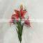3 Flower Heads Artificial Lily Flower for Floral Arrangement