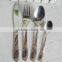 Silver spoon fork knife cutlery set with low price