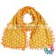 Wholesale baby scarf halloween orange baby soft milk silk scarf
