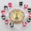 6pcs glasses lucky drinking roulette game set