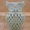 wholesale ceramic owl tealight candle oil burner