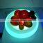 high quality PE material light up led fruit plates /CE ROHS approved rechargeable led fruit plates