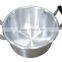 5pcs 7pcs cookware set colored satin aluminum pot