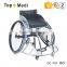 Rehabilitation therapy aluminum powder coating ultralight leisure manual sport training rugby defensive wheelchair