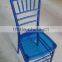 wholesale transparent clear resin chiavari chair with cushion for wedding