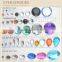 Faceted flat back acrylic gems