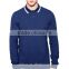 2015 new design man polo shirts Navy blue polo design for man with embroidery neck design