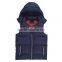 2017 fashion black knited vest