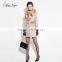 Long coat for women winter new winter coat hooded fox fur collar