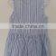 2016 Baby Girls White and Blue Stripes Dress for Summer
