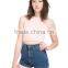 2015 new design fitness gym Apparel, plain solid color Cotton Spandex Sleeveless Crop Top custom for women wholesale