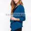 3/4 Sleeves Open Front Flyaway Blazer Fashion Office Design Women Blazer