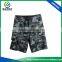 OEM Custom Sublimation Camo Shorts Polyester Men's Sport Shorts With Stretchy Crotch