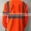 hi vis orange long sleeve ANSI 107 bulk reflective t-shirt