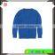 Latest! High Quality Bright Blue Button Through V-Neck Girls Long Sweater with Ribbed Trim