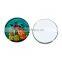 Glass Dome Seals Cabochons Round Flatback Multicolor Halloween Pumpkin Bat Pattern Transparent 20mm Dia