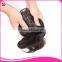 Cheap bleached knots non remy hair body wave 3 part closure