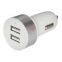Car Charger Adaptor Bullet Dual Mini USB 2-Port for Apple IPhone 4 S 5 Samsung