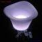 led illuminated wine ice bucket with stand