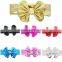 Gold Color Kids Girl Hair Bow Headband