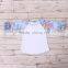 Little Girl's Kids Infant Poly-Cotton 3/4 Sleeve Raglan 2-9 Years