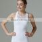 Mesh Women's Racerback Activewear Tight Lycra gym Sports White Tank Top