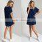 High Like Planes Shift Dress In Navy