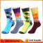 Hot selling Christmas Kawaii Funny Sock Stripes Argyle Colorful Men's Dress Socks made in China