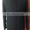 Men's Herringbone Coat With Slanted Pocket and Suede Collar New Style