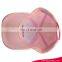 Women's outdoor polyester pink running cap with flat embroidery