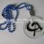Customized logo and shape beads led necklace for christmas