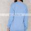 Super Soft Oversized Silhouetted And Ribbed Hem Print Sweatshirt Custom