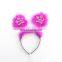 Hot - haired with feather headdress peach head peach heart Hen party headband