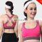 Excellent quality promotional hot sale zipper sport bra