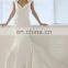 Cap Sleeve Collared Wedding Gown