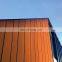 Corten steel ASTM A588 metal vertical corrugated roofing