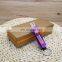 Long cigarette lighter, USB charging, windproof metal lighter, with key ring, support personalized ordering