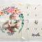 Factory quality spearmint baby monthly milestone blanket for girl boy