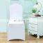 White Stretch Elastic Universal Wedding  Hotel Chair Covers for Weddings Party Banquet