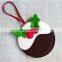 felt small gift hanging on felt christmas tree