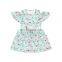 Baby Flower Cold Shoulder Dress Party Supplies Trendy Girls Clothes