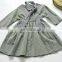 Spring and summer children's cotton and linen skirt Han Bansen retro cotton and linen skirt waistband children's linen cotton
