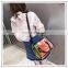 FANLOSN Set 2PCS Luxury Pink Laser Clutch Bag purses and handbags for women jellyy PVC transparent handbags Girl Chain Shoulder
