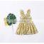 2019 new Kid plaid Floral Vintage Dress Party Pageant Holiday Wedding Dresses Baby Girl Summer Clothes