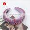 Hot sale 10 colors party show fashion diamond rhinestone headbands luxurious baroque headband