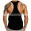 OEM Service fitness men gym muscle tank top custom logo, wholesale sports vest