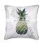 Wholesale decorative print  kiwi fruit with jute tassel cushion pillow for outdoor