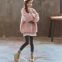 Girls' sweater with cashmere wool coat