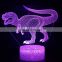 3D Optical Illusion 3D Led Night Light Dinosaur for boys