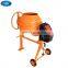 Mini portable concrete cement mixing electric concrete mixer with wheel